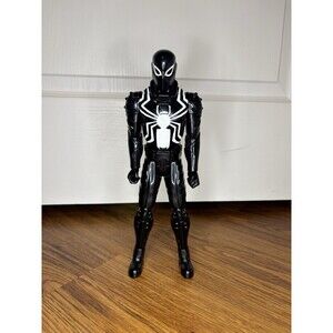 Marvel Spider-Man Black Suit 12 Inch Action Figure Movie‎ Style Super Hero Toy